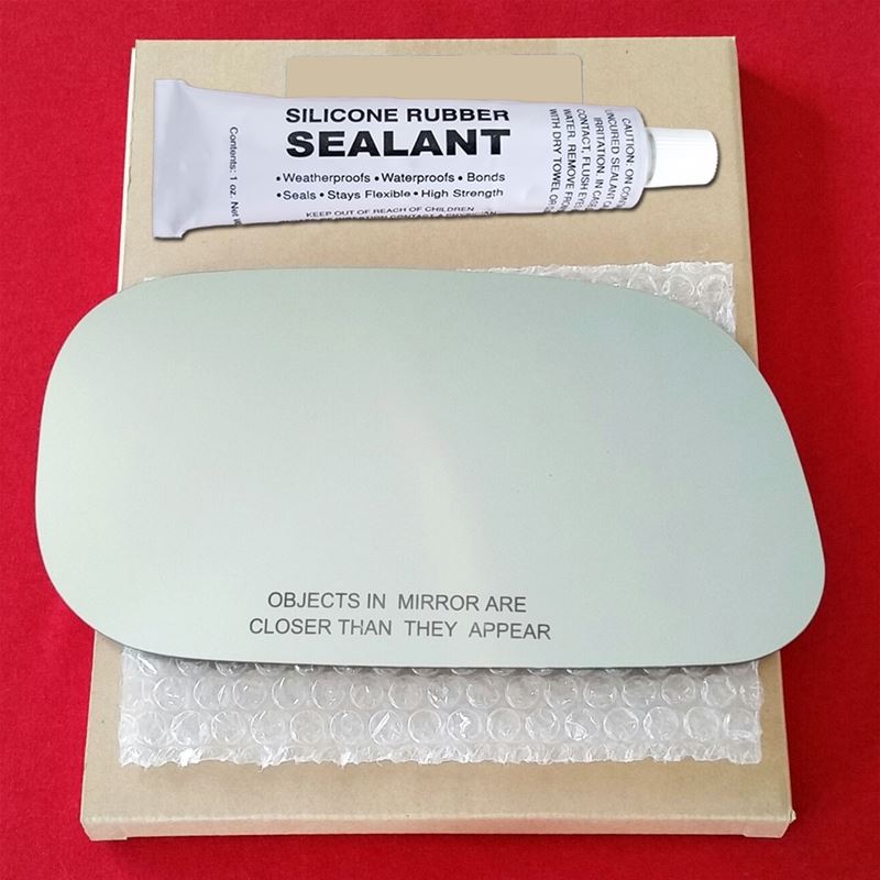 Mirror Glass Replacement + Silicone Adhesive for D