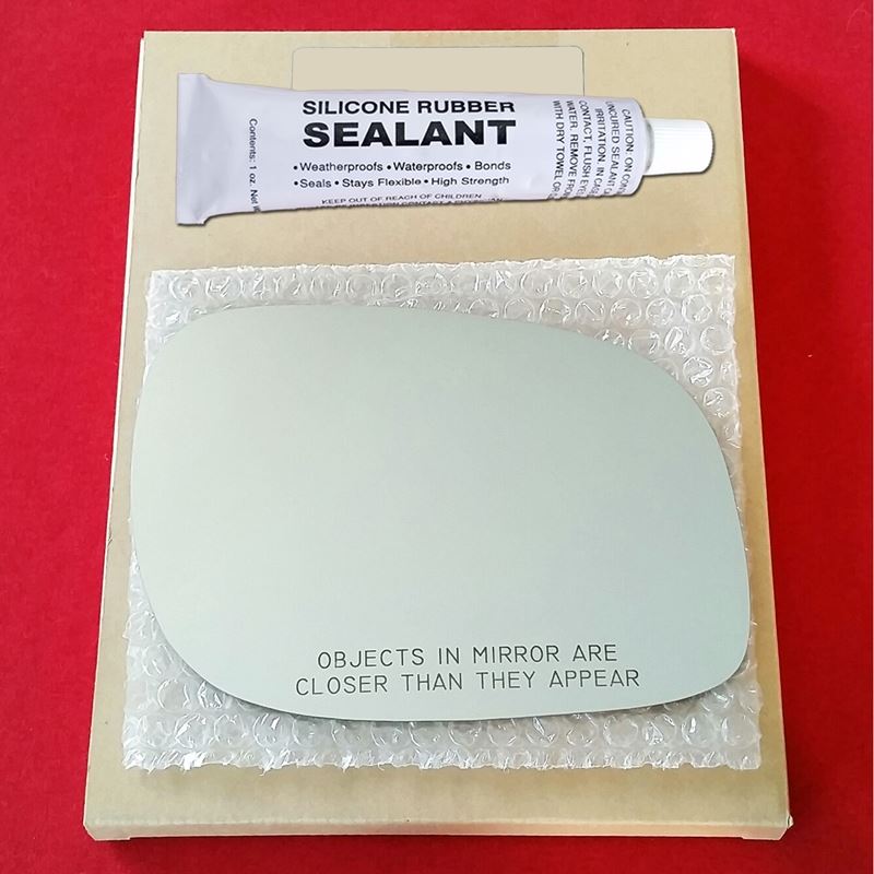 Mirror Glass Replacement + Silicone Adhesive for F