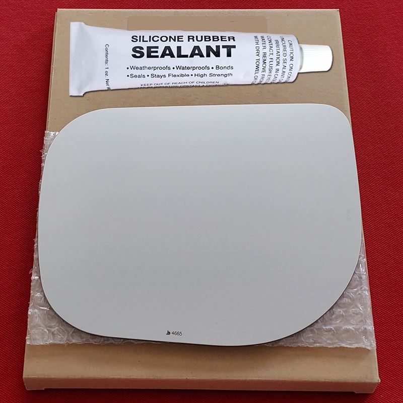 Mirror Glass Replacement + Silicone Adhesive for T