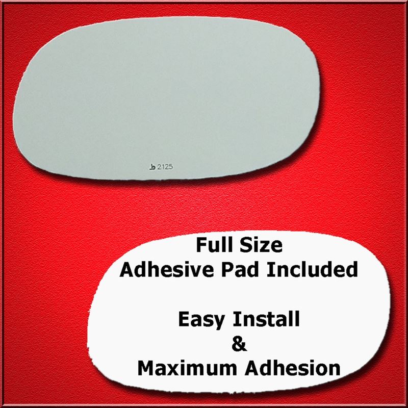 Mirror Glass Replacement + Full Adhesive for Camar