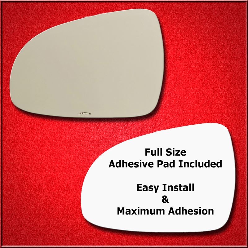 Mirror Glass Replacement + Full Adhesive for 17-19