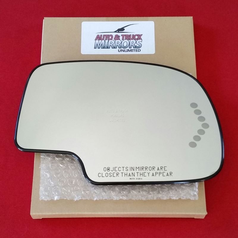 Fits Chevy and GMC Passenger Side Mirror Glass