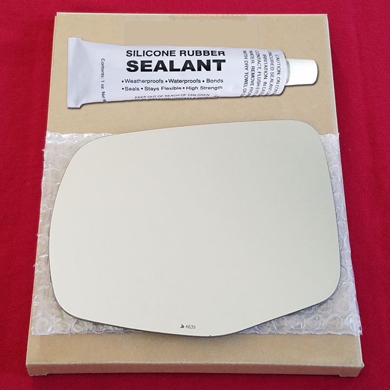 Mirror Glass Replacement + Silicone Adhesive for H