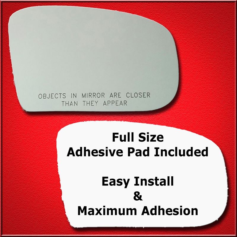 Mirror Glass Replacement + Full Adhesive for 00-06