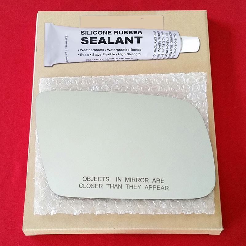 Mirror Glass Replacement + Silicone Adhesive for 5