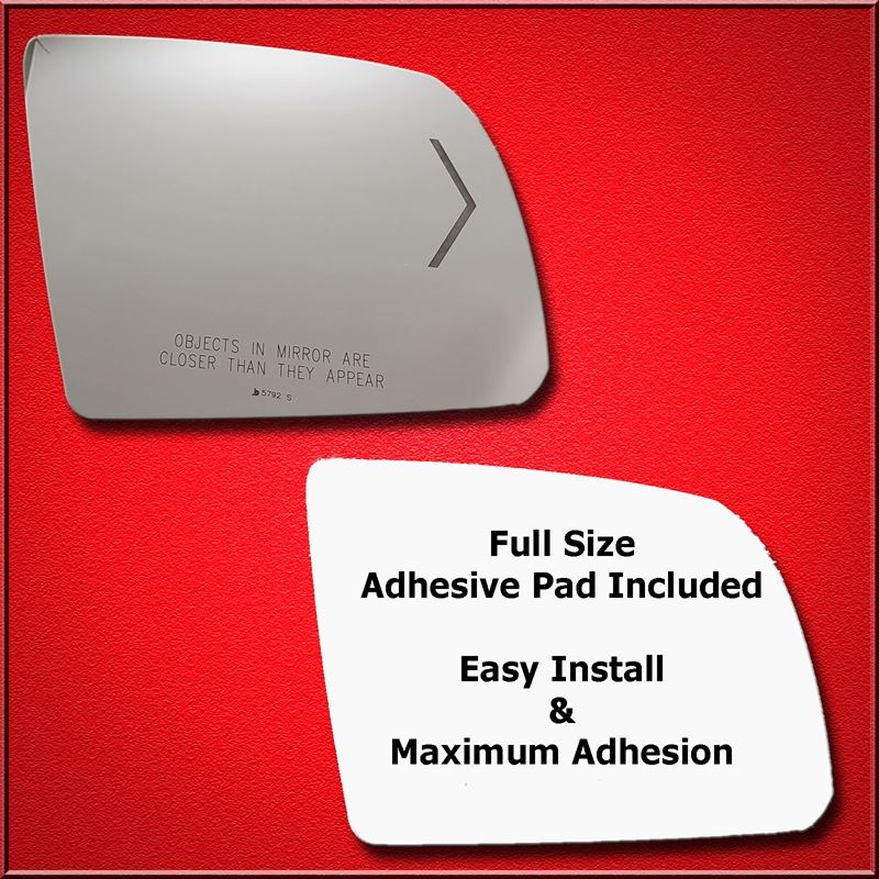 Mirror Glass + Full Adhesive for 18-19 Toyota Tund