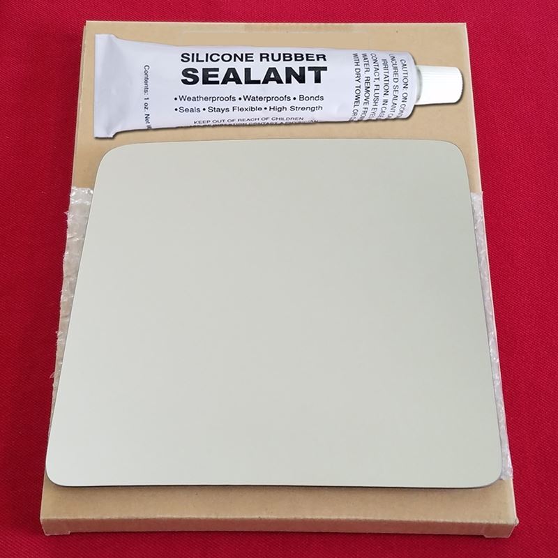 Mirror Glass Replacement + Silicone Adhesive for F