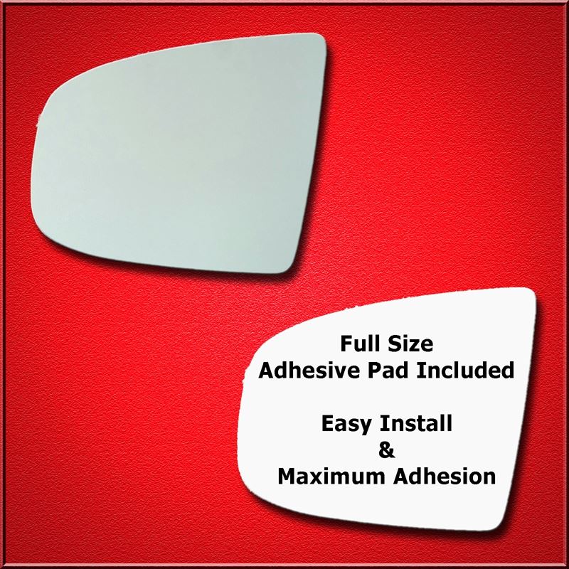 Mirror Glass Replacement + Full Adhesive for 08-13