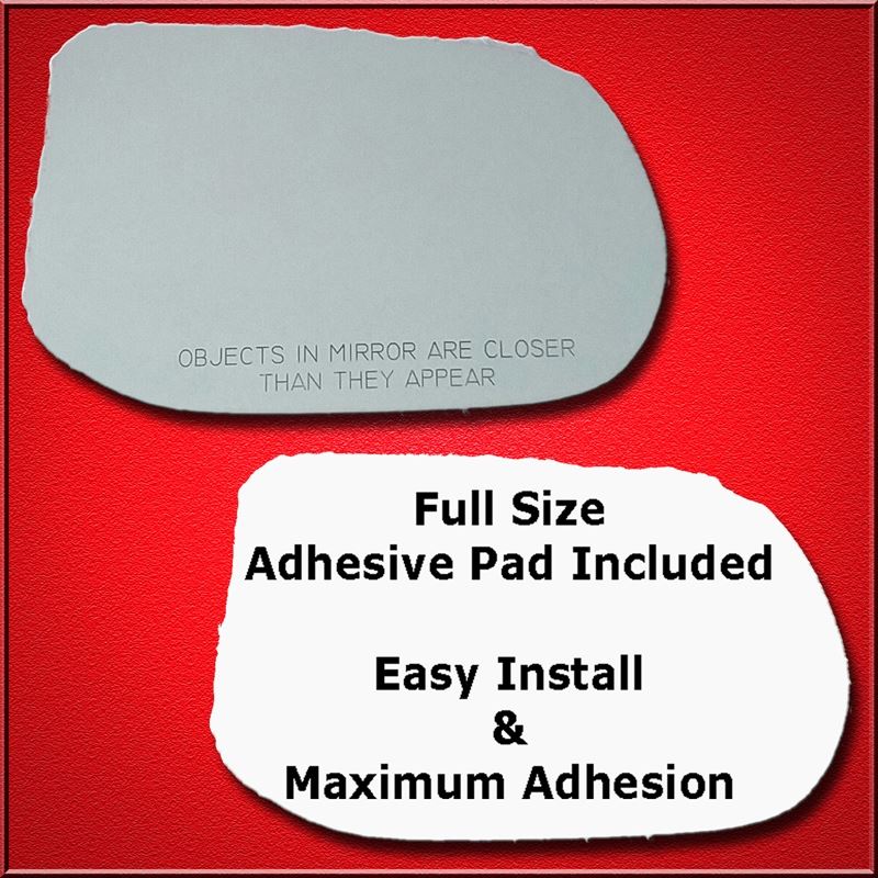 Mirror Glass Replacement + Full Adhesive for 06-11