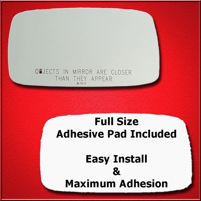 Mirror Glass Replacement + Full Adhesive for 87-91