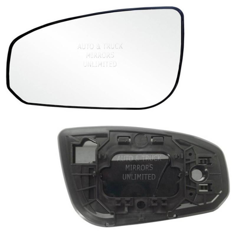 Fits 04-08 Maxima Driver Side Mirror Glass with Ba