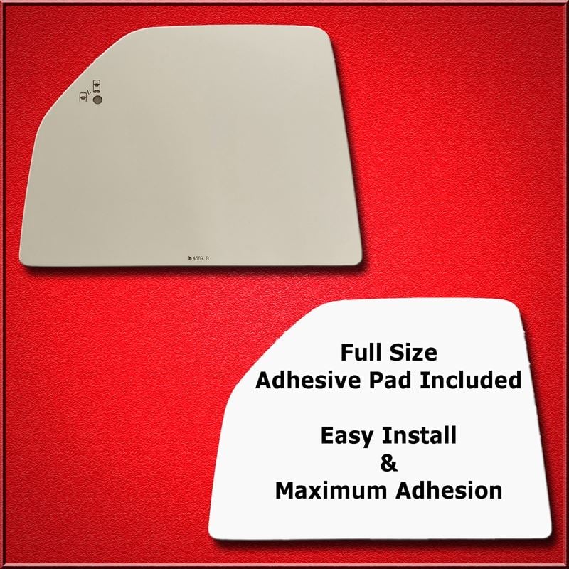 Mirror Glass + Full Adhesive for F-150, F-250, F-3