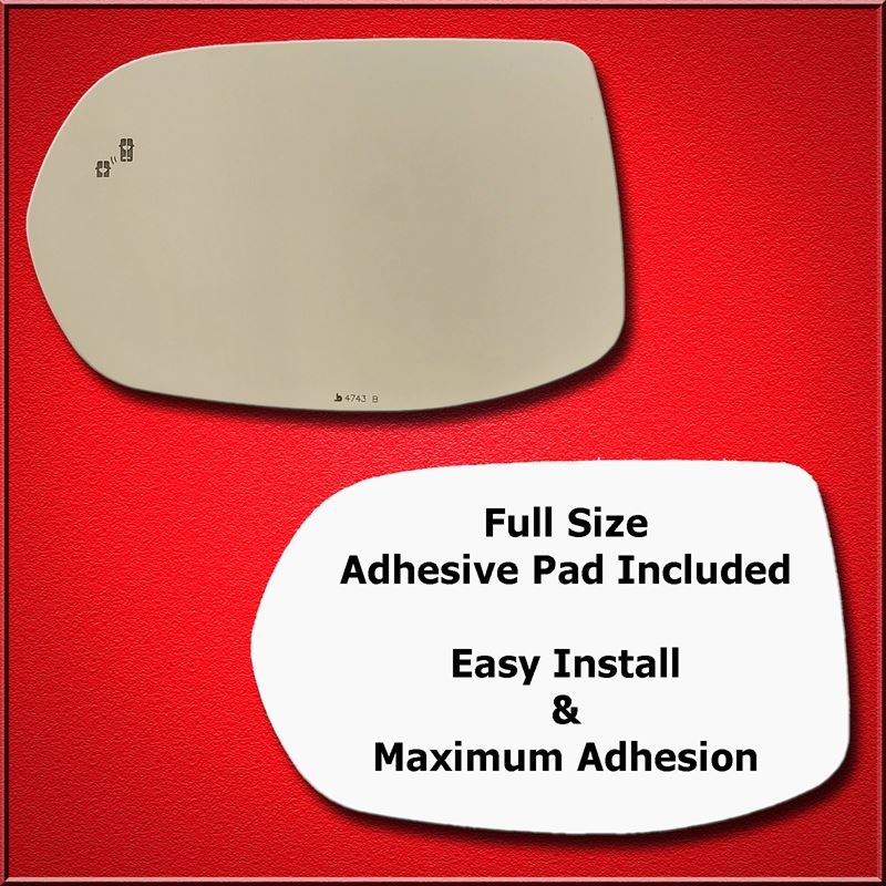 Mirror Glass Replacement + Full Adhesive for 17-19