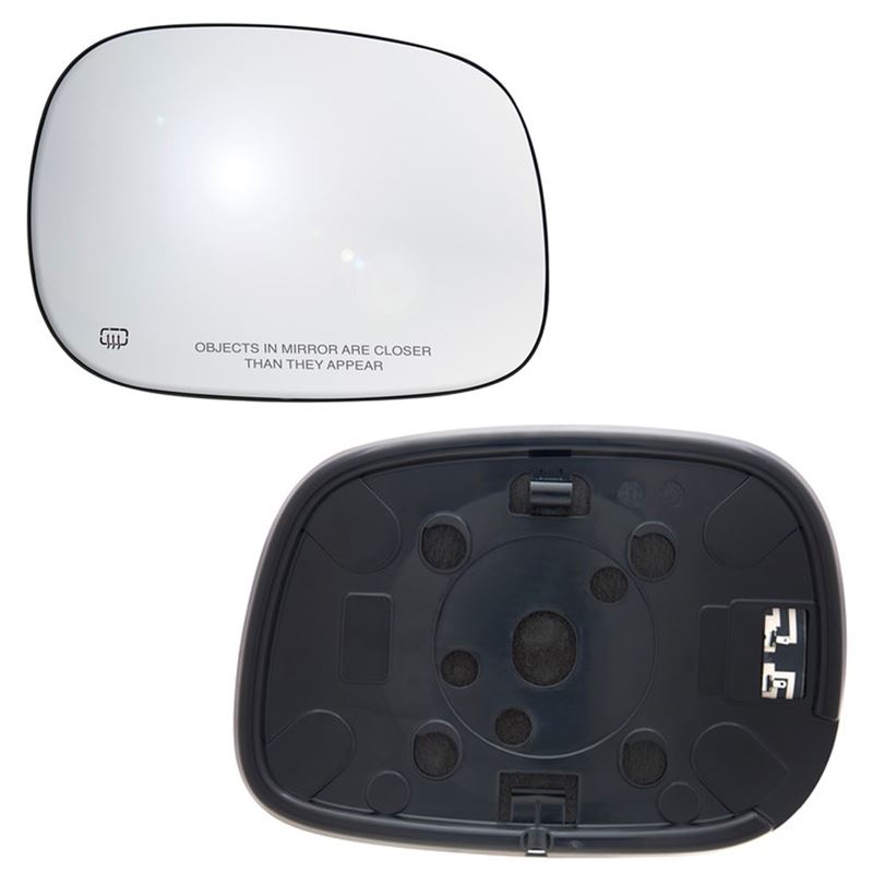Fits 02-04 Dodge Ram 1500 - Truck Passenger Side Mirror Glass with Back Plate - Heated 2004 Dodge Ram 1500 Side Mirror Replacement