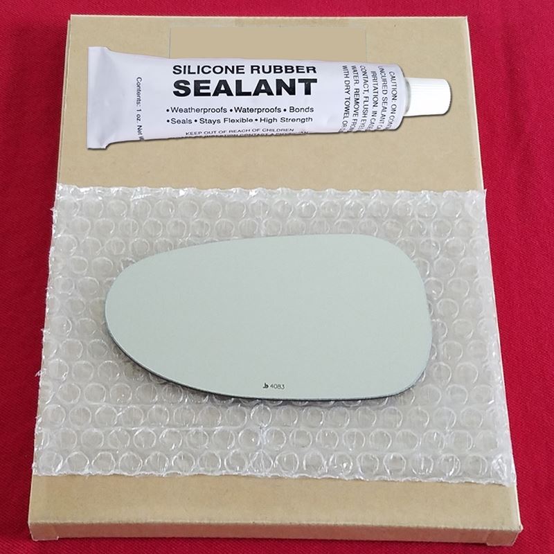 Mirror Glass Replacement + Silicone Adhesive for S