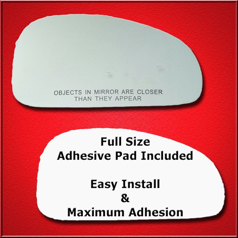 Mirror Glass Replacement + Full Adhesive for 01-06