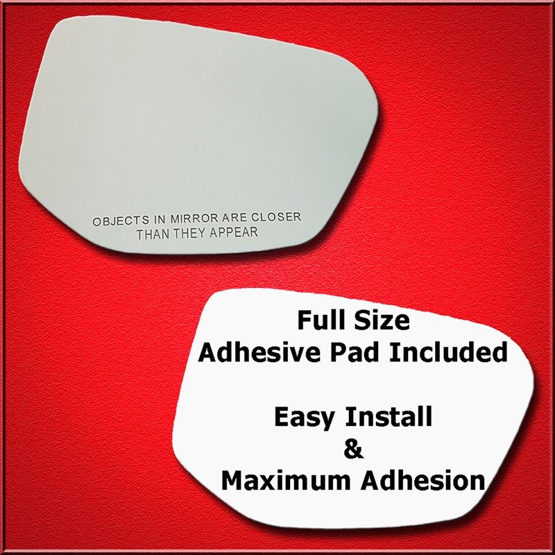 Mirror Glass Replacement + Full Adhesive for 16-17