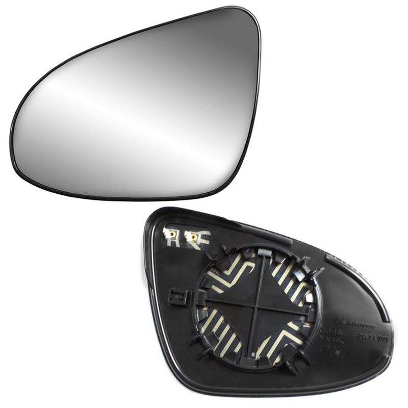 Fits 14 17 Toyota Corolla Driver Side Mirror Glass With Back Plate Heated