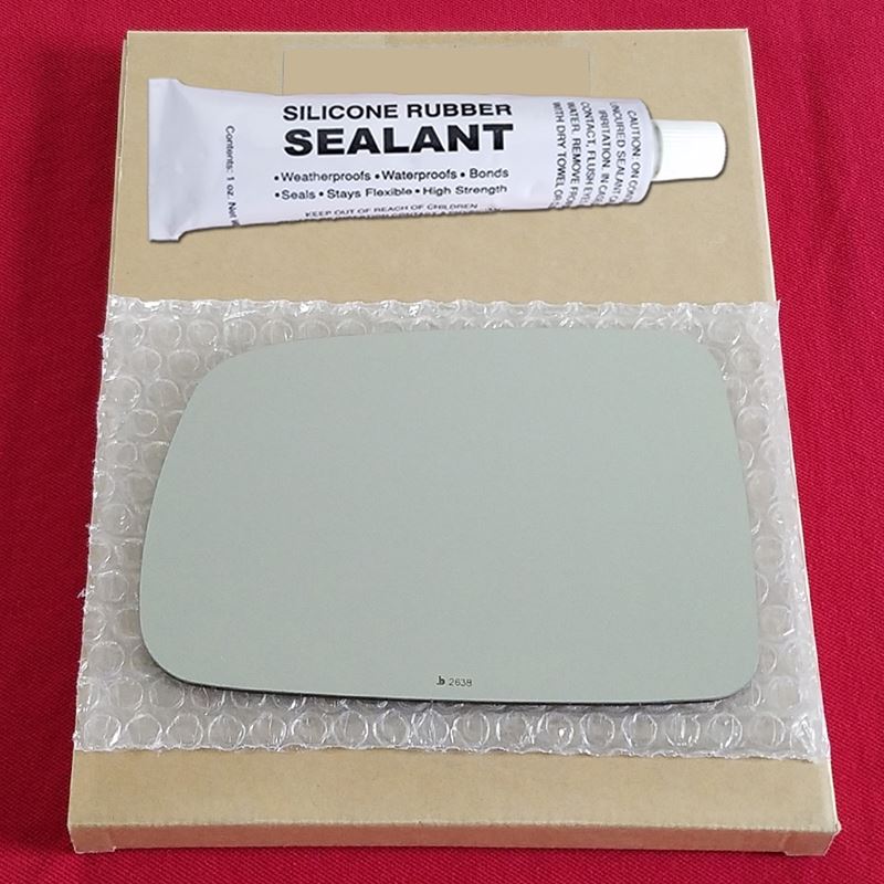 Mirror Glass Replacement + Silicone Adhesive for O