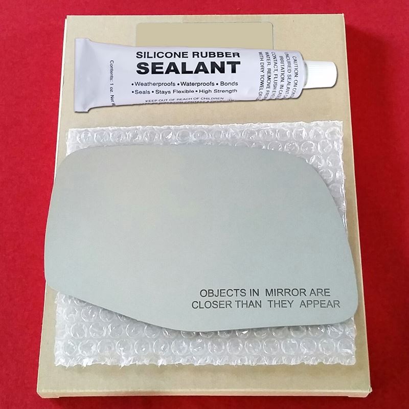 Mirror Glass Replacement + Silicone Adhesive for A