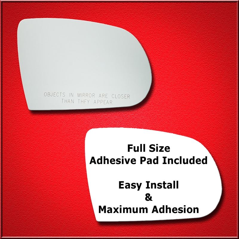 Mirror Glass Replacement + Full Adhesive for 14-18