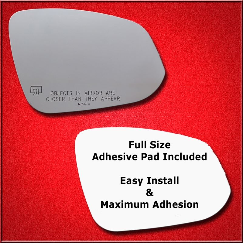 Mirror Glass + Full Adhesive for 14-19 Toyota High