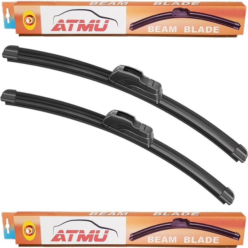 Fits 06-12 Ford Fusion (24"+19") Windshield Wiper Blades Set Frameless Premium All-Season What Size Wiper Blades For 2012 Ford Fusion