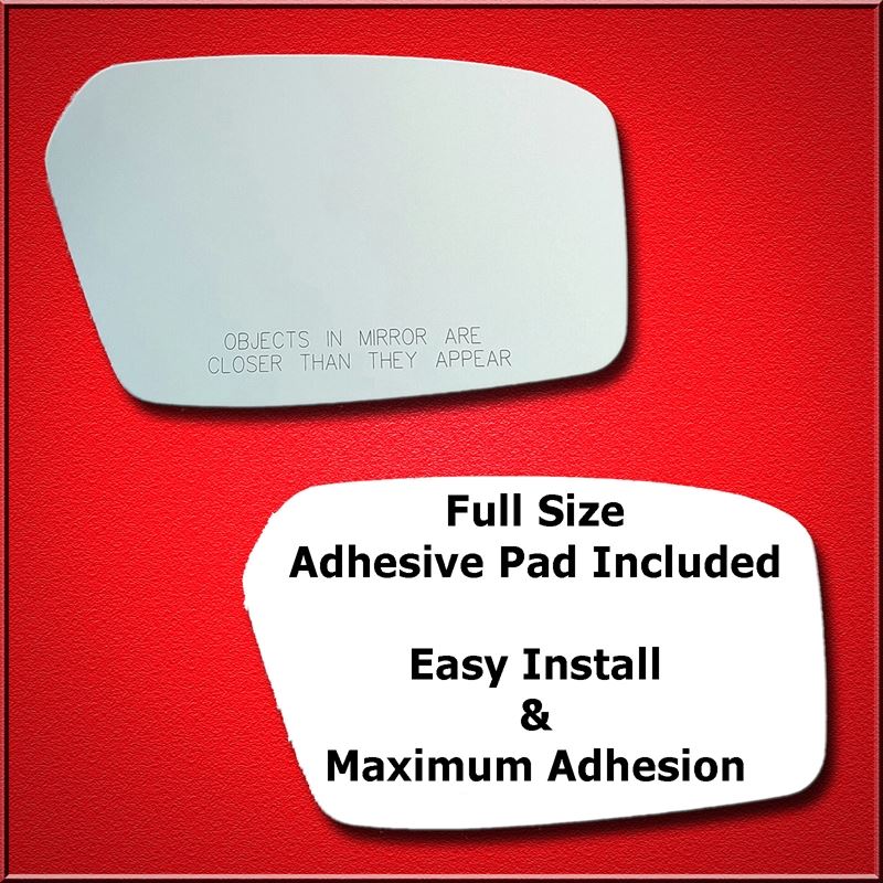 Mirror Glass Replacement + Full Adhesive for 06-10