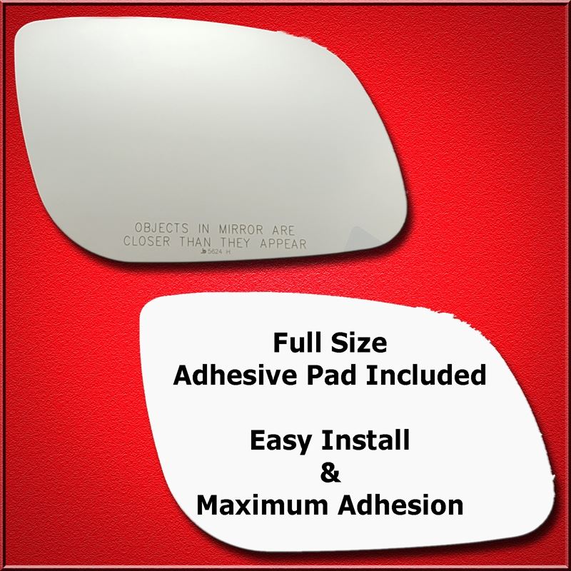 Mirror Glass Replacement + Full Adhesive for 15-21