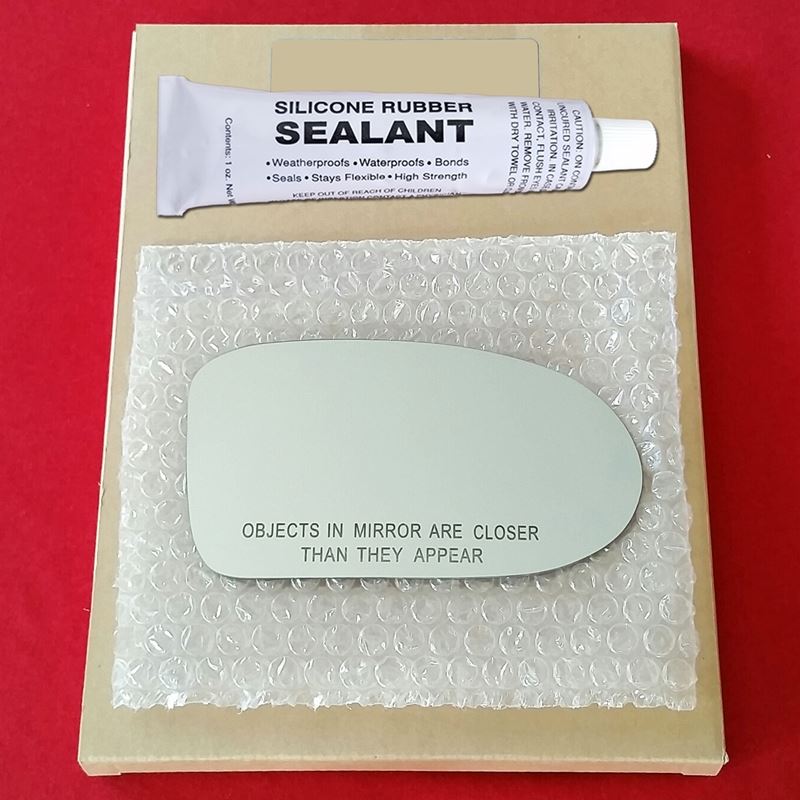 Mirror Glass Replacement + Silicone Adhesive for O