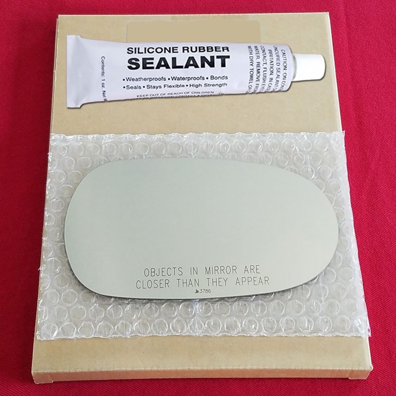 Mirror Glass Replacement + Silicone Adhesive for S