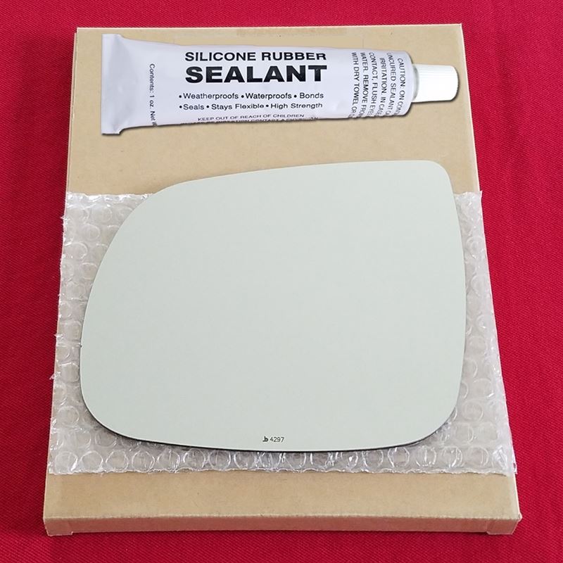 Mirror Glass Replacement + Silicone Adhesive for Q