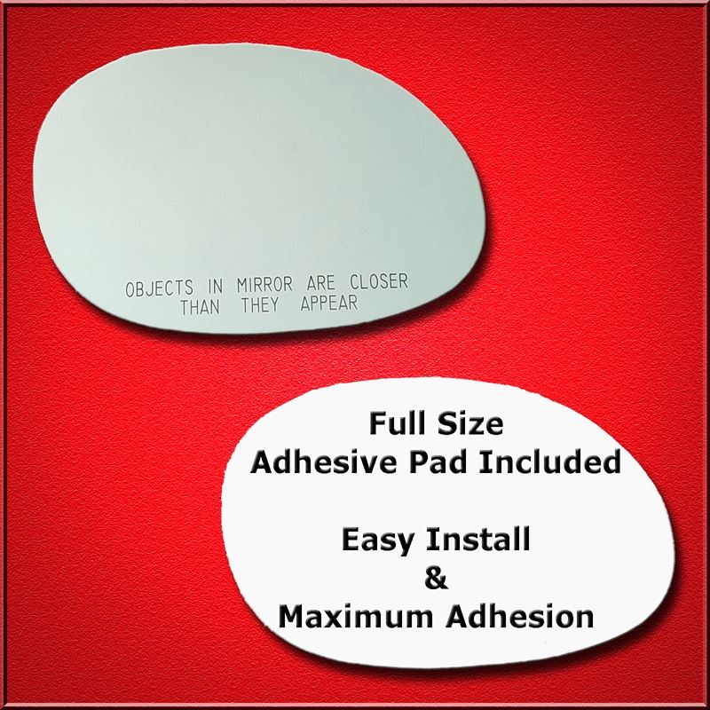 Mirror Glass Replacement + Full Adhesive for 04-10
