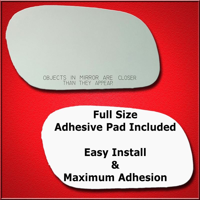 Mirror Glass Replacement + Full Adhesive for 98-11