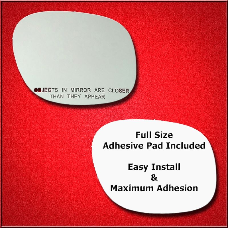 Mirror Glass Replacement + Full Adhesive for 96-00