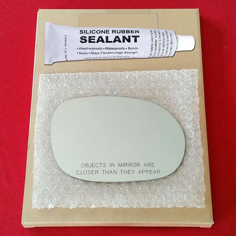 Mirror Glass Replacement + Silicone Adhesive for S