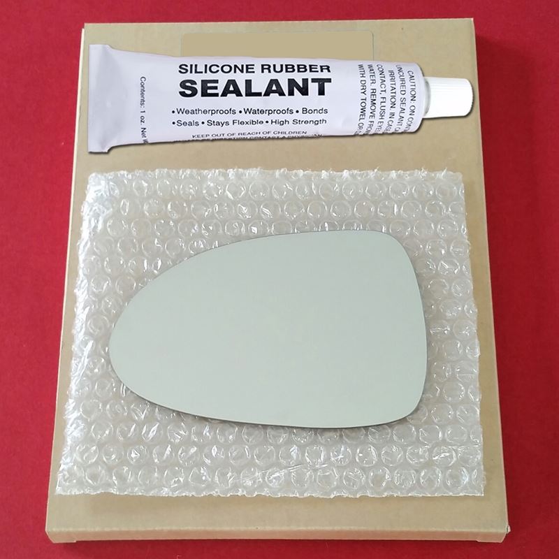 Mirror Glass Replacement + Silicone Adhesive for M