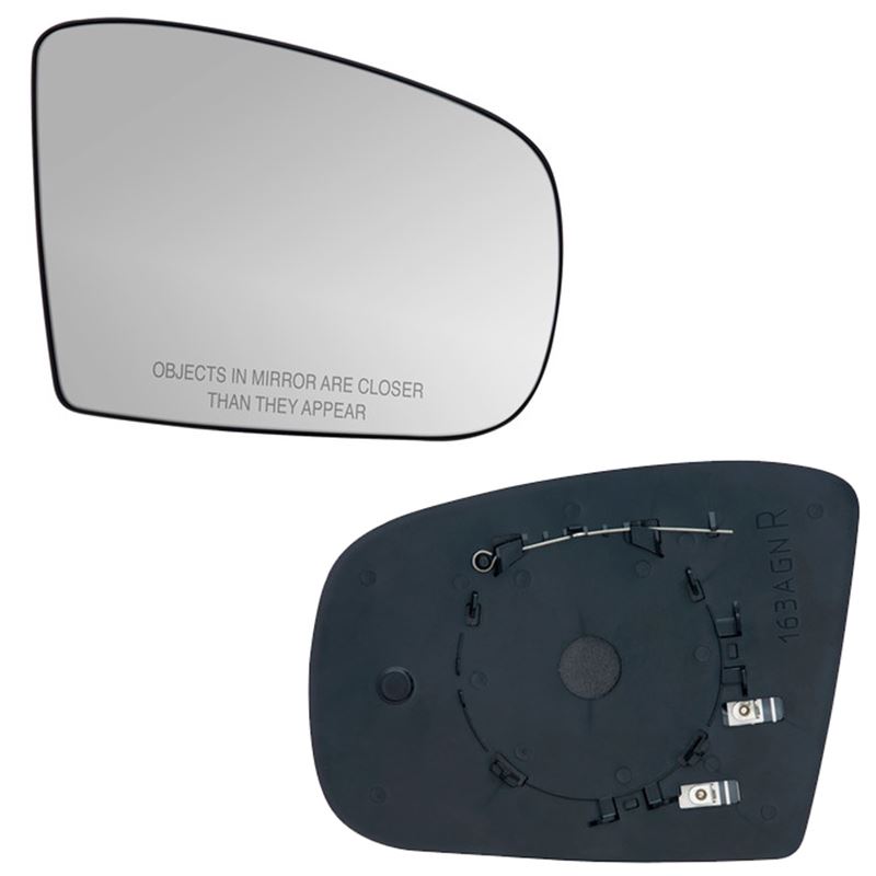 Fits M-Class Passenger Side Mirror Glass with Back