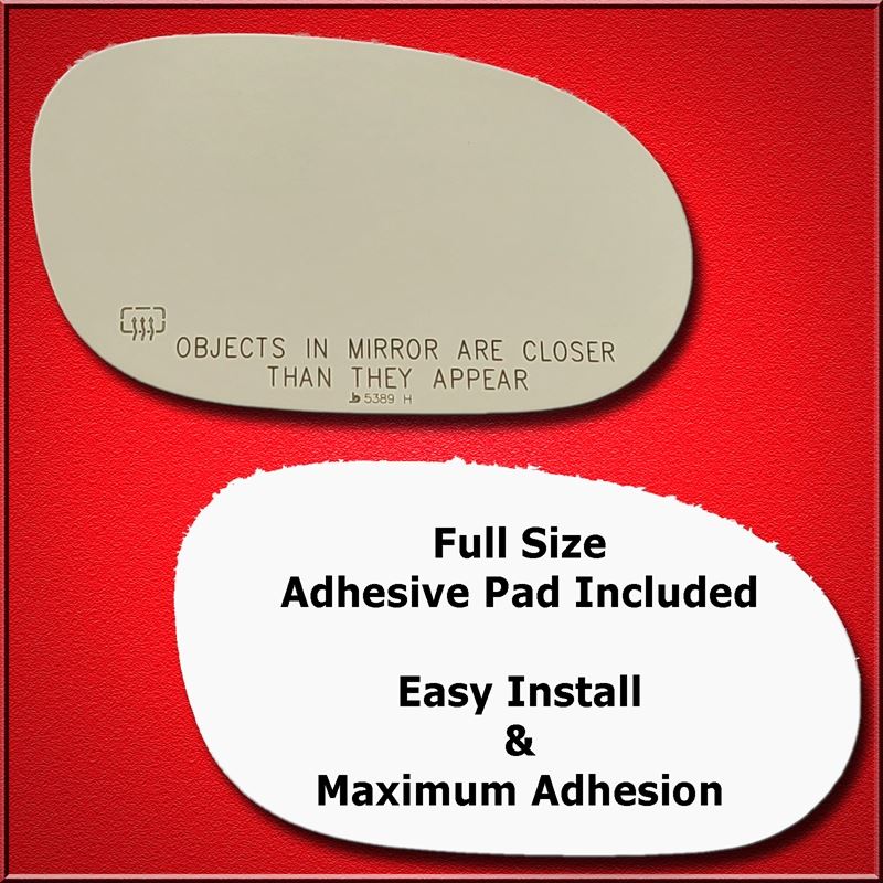 Mirror Glass Replacement + Full Adhesive for 08-21