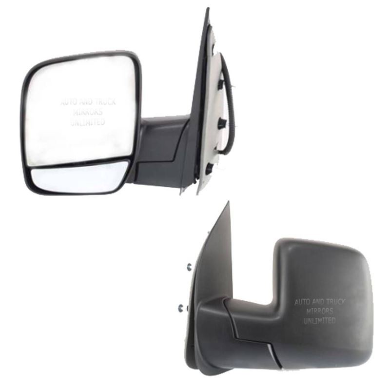 Fits 02-07 Ford E-Series Driver Side Mirror Assemb