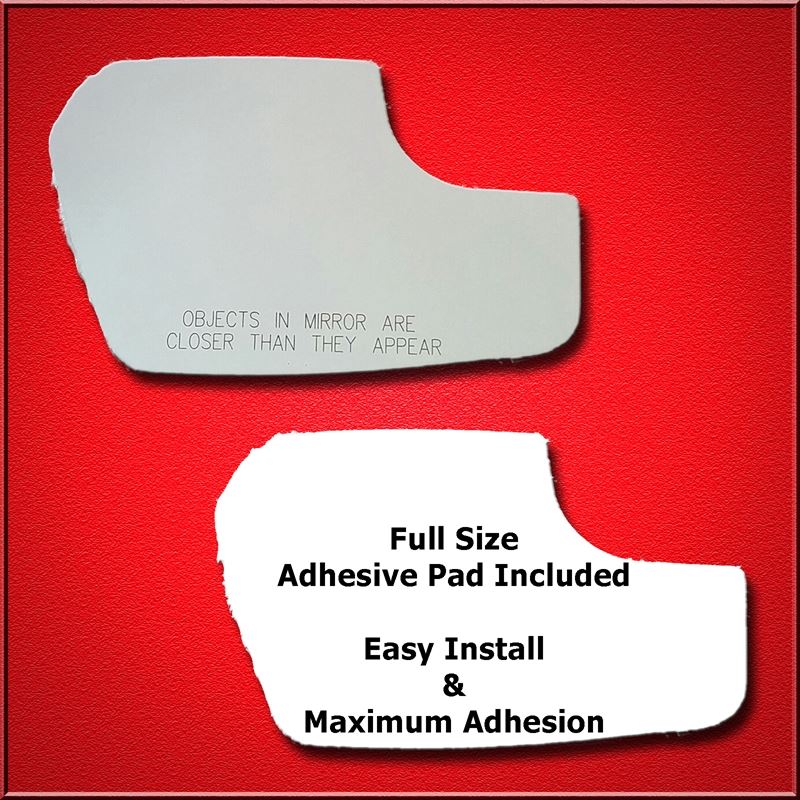 Mirror Glass Replacement + Full Adhesive for Fusio