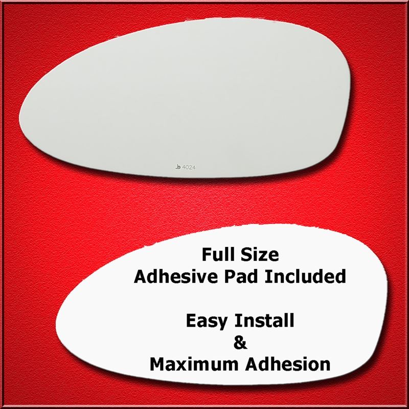 Mirror Glass + Full Adhesive for 03-08 BMW Z4 Driv