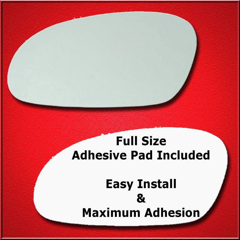 Mirror Glass Replacement + Full Adhesive for 92-00