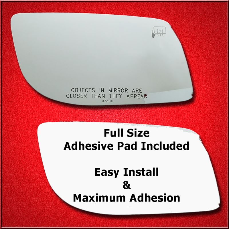 Mirror Glass + Full Adhesive for 09-09 Lincoln MKS