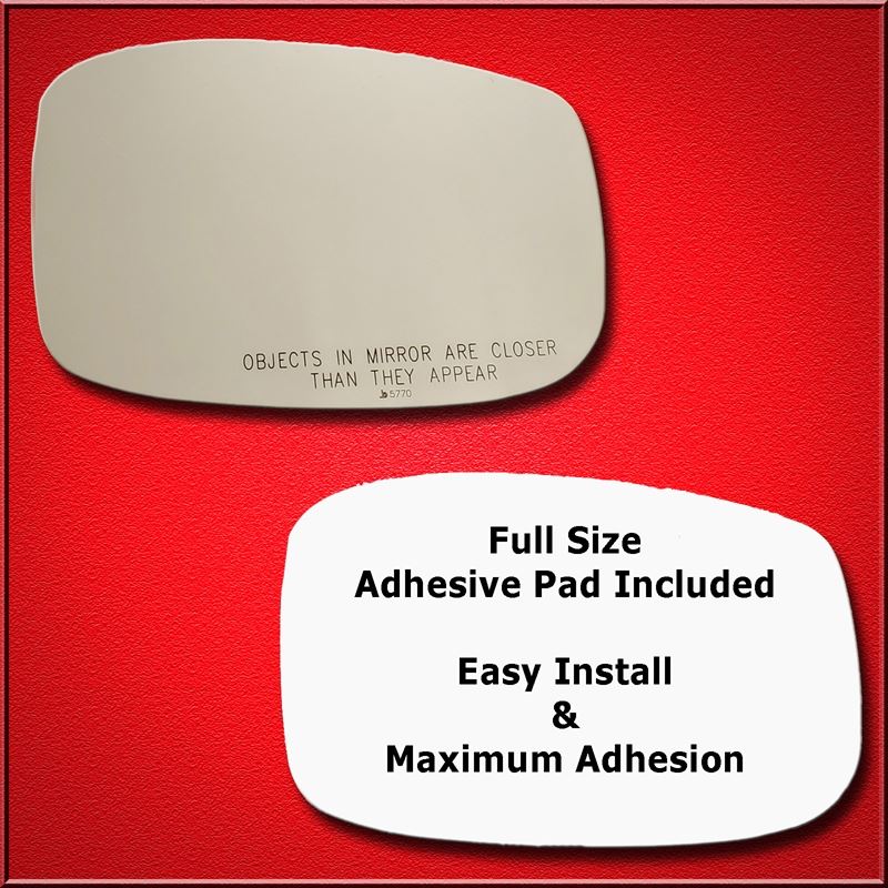 Mirror Glass Replacement + Full Adhesive for 18-19