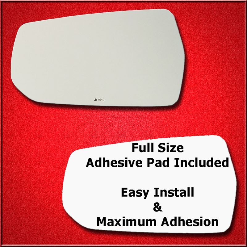 Mirror Glass Replacement + Full Adhesive for 16-18