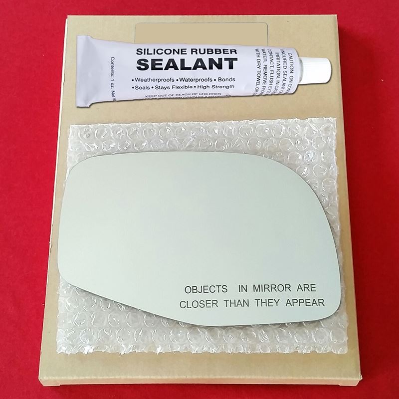 Mirror Glass Replacement + Silicone Adhesive for F