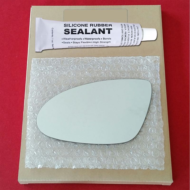 Mirror Glass Replacement + Silicone Adhesive for M