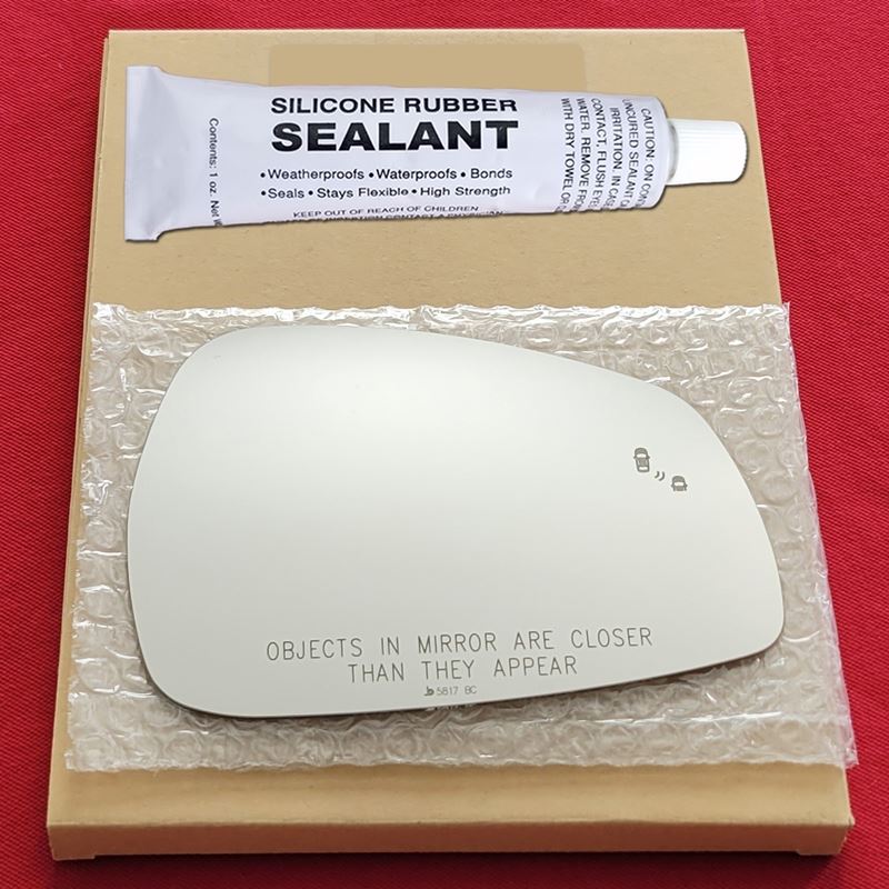 Mirror Glass + Silicone for 18-21 Kia Stinger Pass